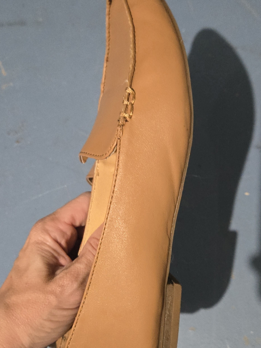 Womems Tan Loafers Express - Picture 3 of 3